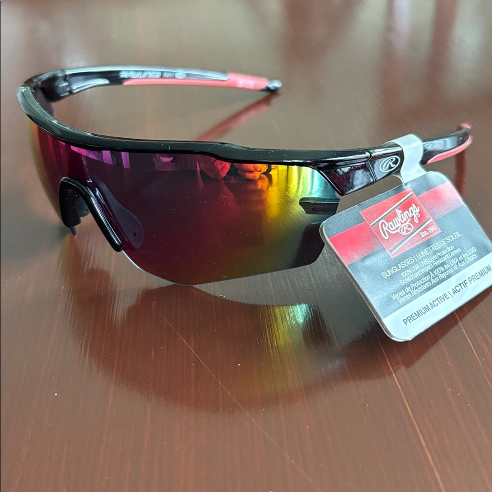 Rawlings SMU 23 310 Rainbow Mirror Half Rim Sunglasses 100% UVA/UVB protection